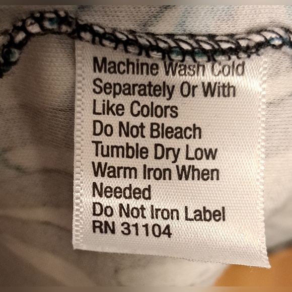 Y2K Kim Roger's Rainbow Zebra Long Sleeve Cotton Knit Tee Shirt Top SZ XL - Picture 5 of 5